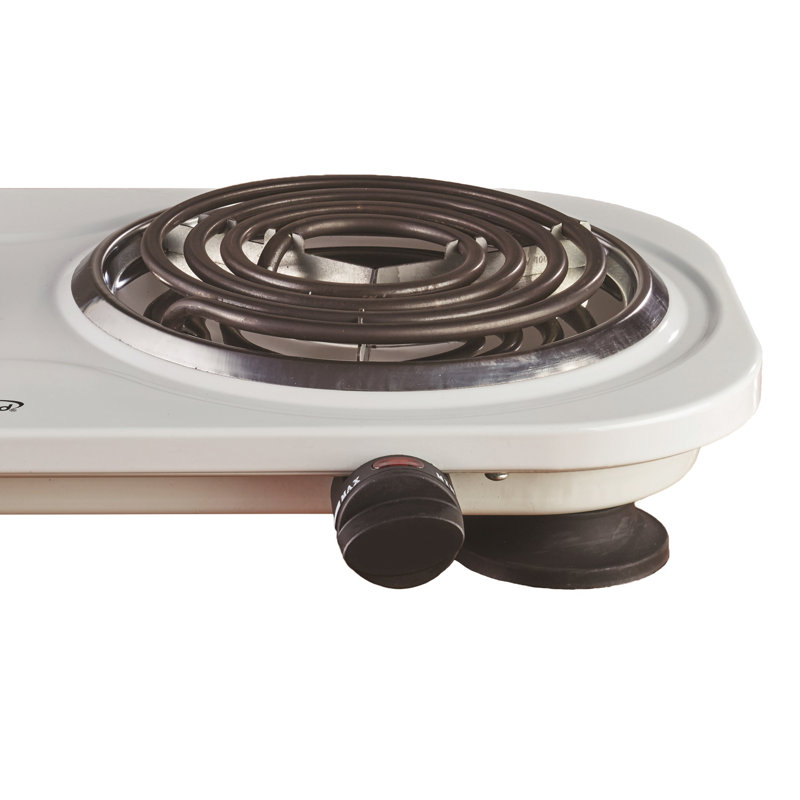 Brentwood Appliances Electric Double Burner & Reviews Wayfair